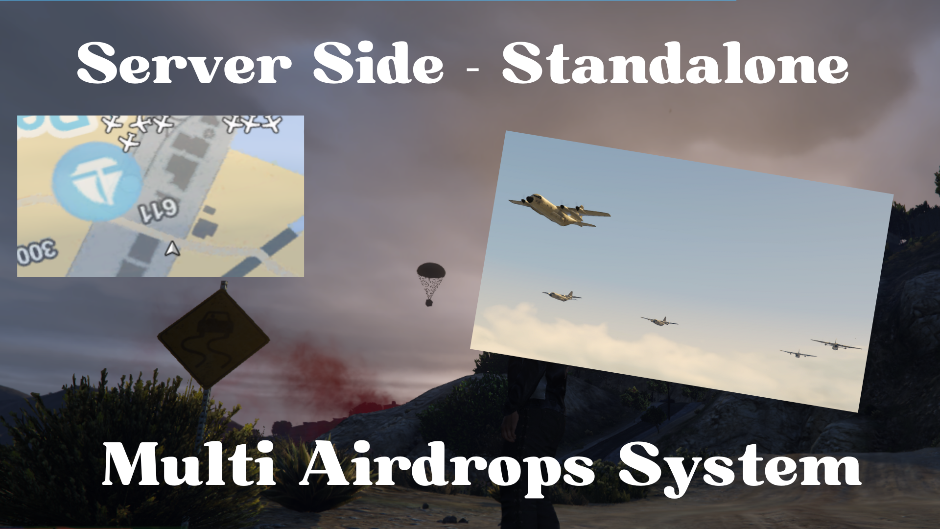 Multi Airdrops System With custom props | Standalone